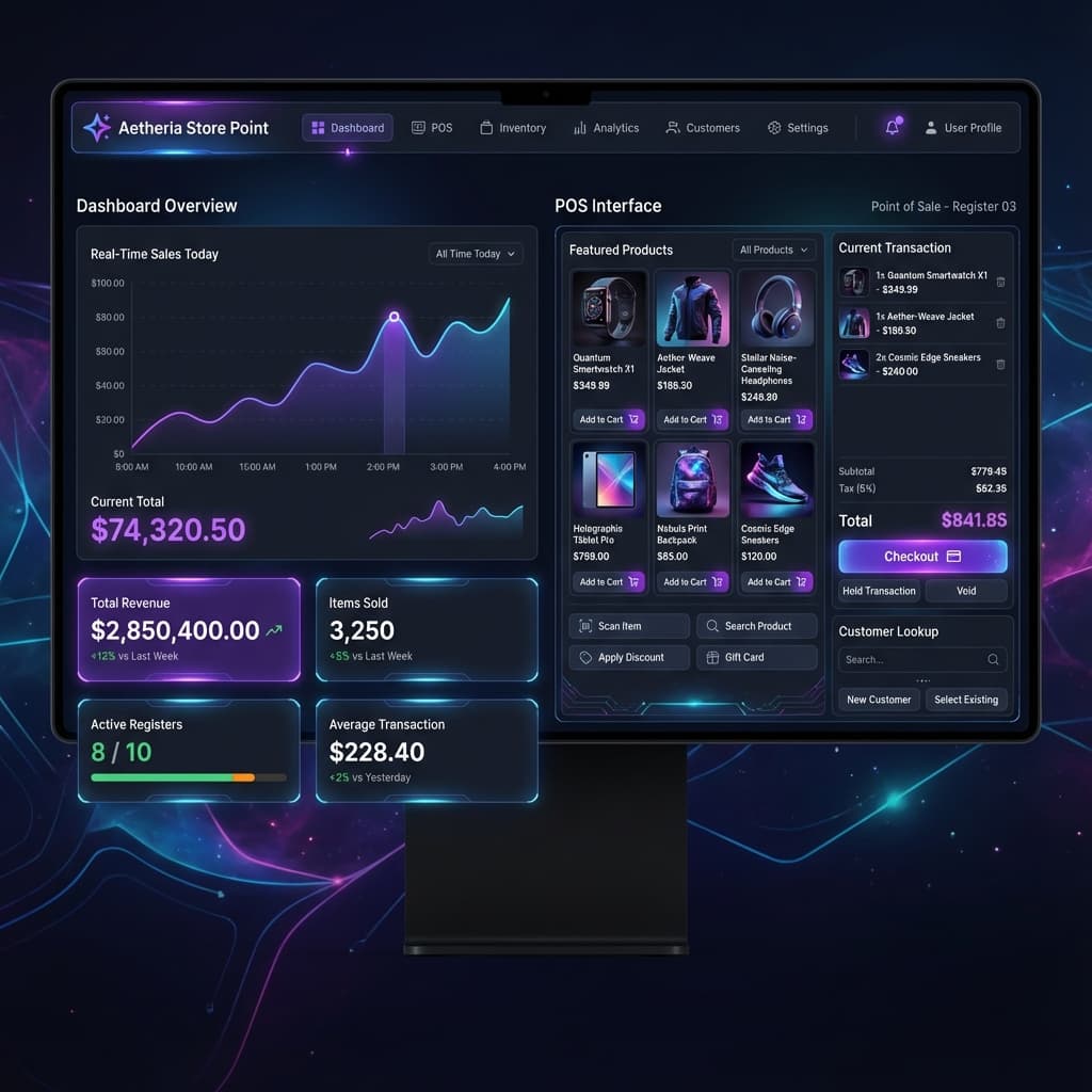 Aetheria Store Point Interface